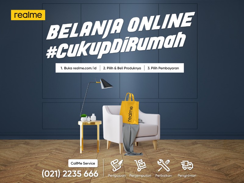 belanja dan service hp realme