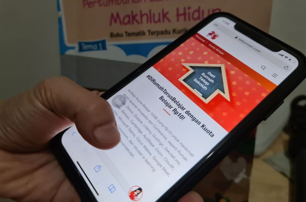 paket kuota belajar telkomsel