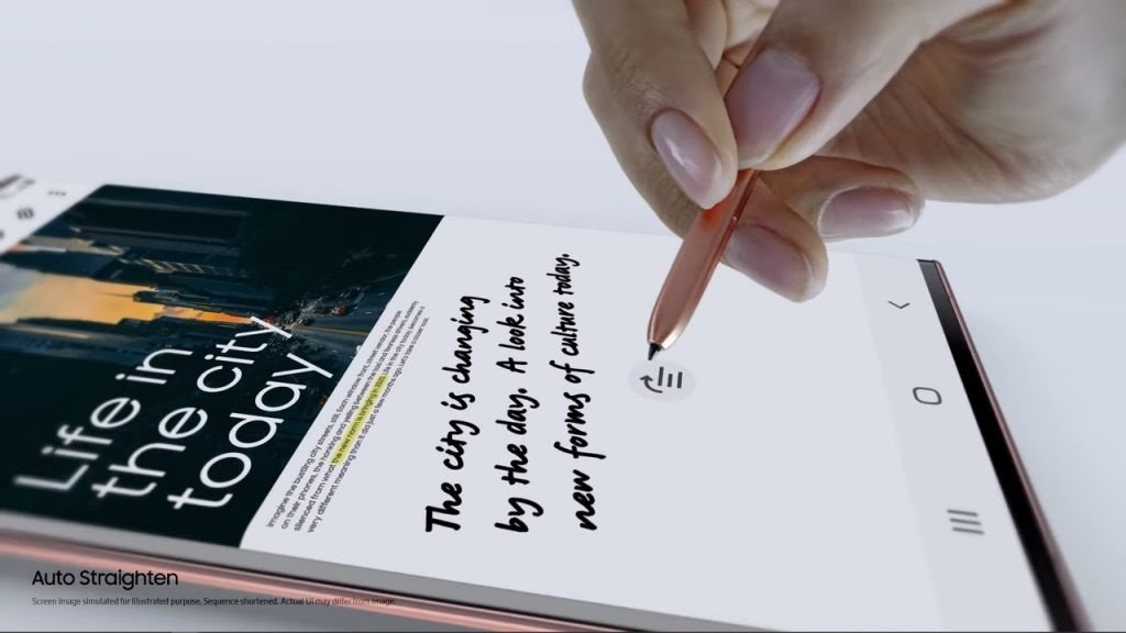 optimalisasi s-pen galaxy note20