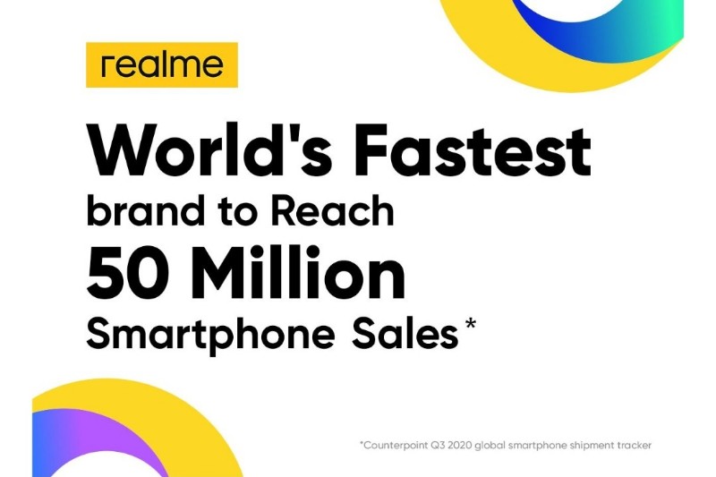pertumbuhan realme menurut counterpoint